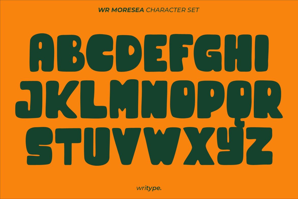 WR Morsea - Handdrawn Bold Font - Image 9