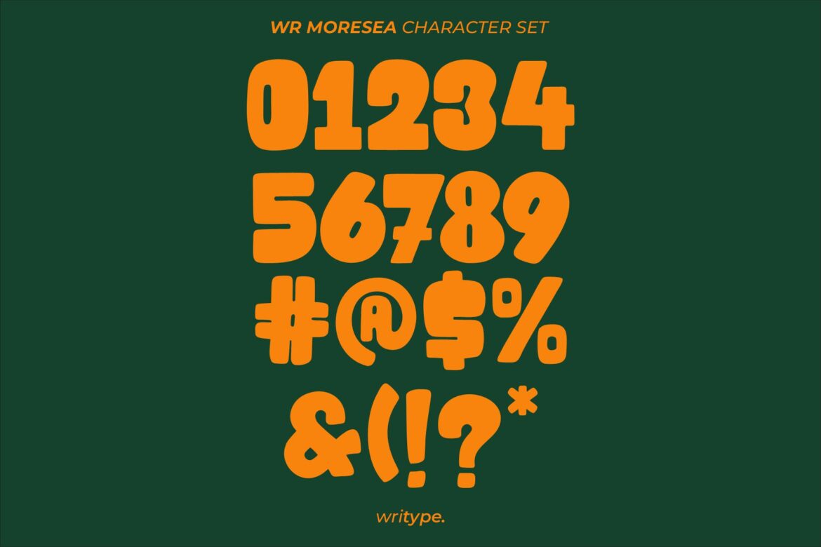 WR Morsea - Handdrawn Bold Font - Image 10