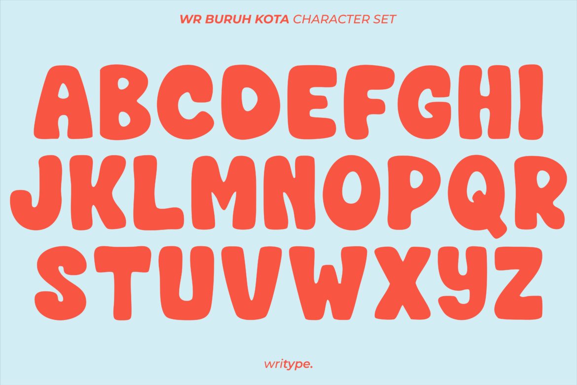 WR Buruh Kota - Retro Funky Font - Image 7