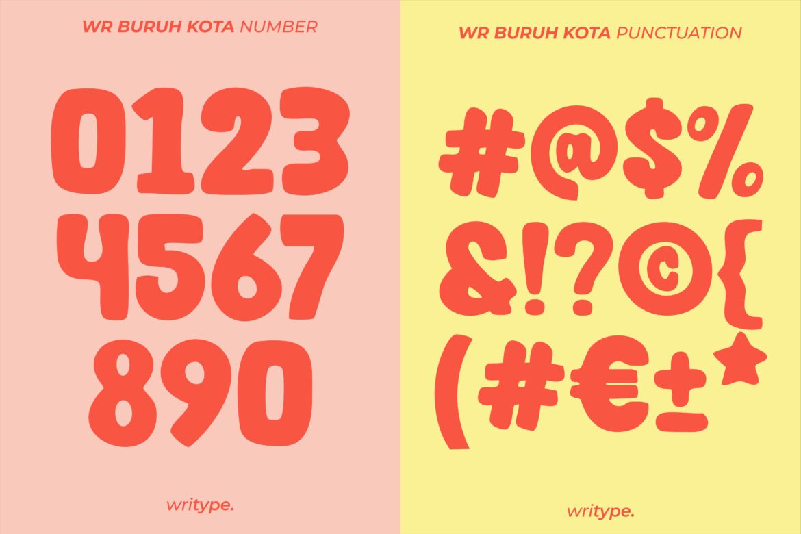 WR Buruh Kota - Retro Funky Font - Image 8