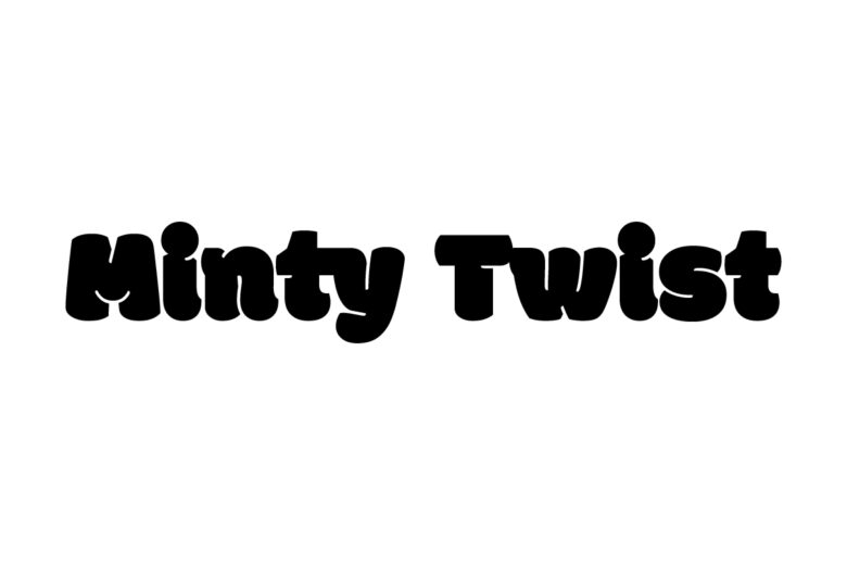 WR Minty Twist - Playful Curvy Display Font